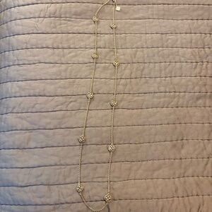 Kendra Scott Nemera Gold Logo Long Necklace Retired